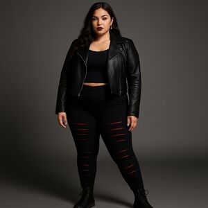 Torrid Full-Length Signature Waist Split-Backed Legging - Black - NWT - Size 4